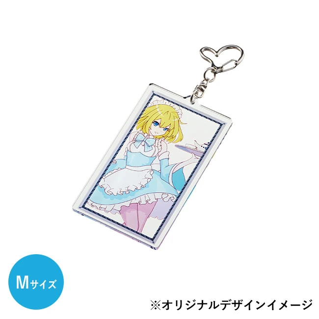 アクリルキーホルダー 65×67mm クリア(M)