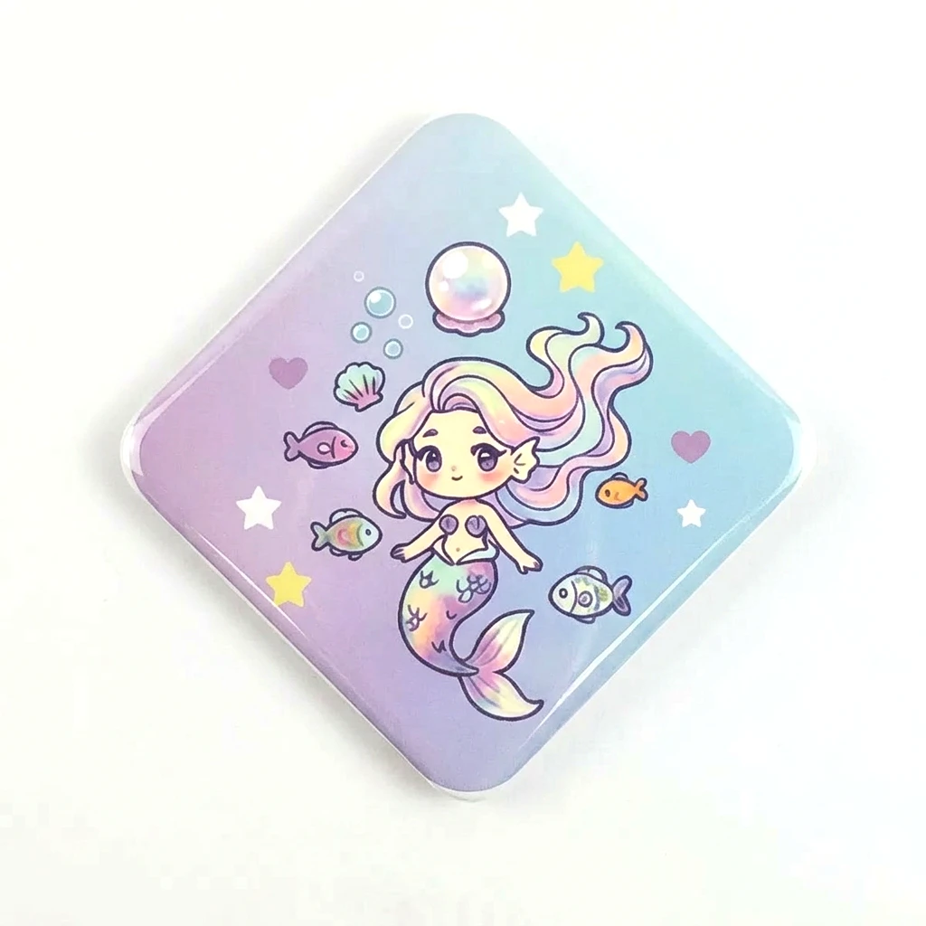 スクエア缶バッジ