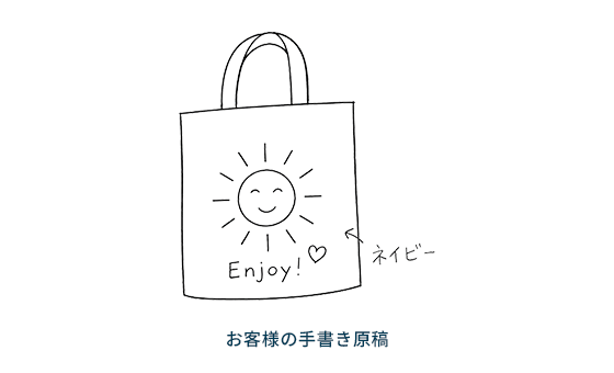 お客様の手書き原稿